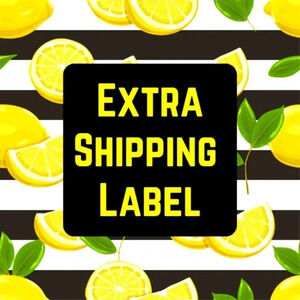 Extra Shipping Label 7+ Items Wins During Live Shows